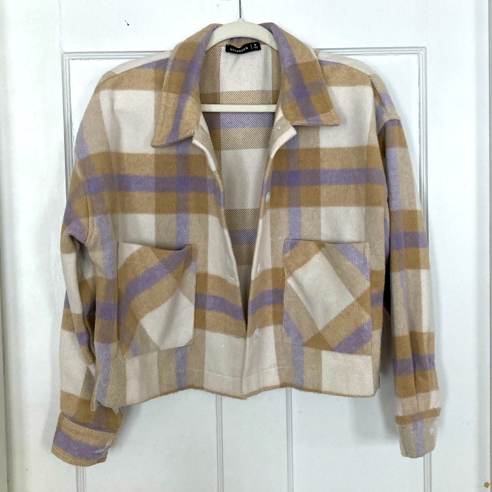 Elleborn flannel jacket size M